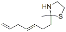 CAS#: 75606-68-7， 2-[(3E)-Hepta-3,6-Dienyl]-2-Methyl-1,3-Thiazolidine