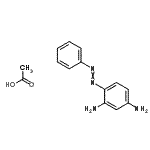 CAS#: 75660-25-2， 4-(Phenyldiazenyl)-1,3-benzenediamine acetate (1:1)
