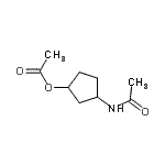 CAS#: 75694-92-7， 3-Acetamidocyclopentyl acetate
