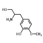 CAS#: 757130-45-3， 5-(2-Amino-3-hydroxypropyl)-2-methoxyphenol