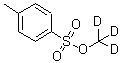 structure of CAS# 7575-93-1, (<sup>2</sup>H<sub>3</sub>)Methyl 4-methylbenzenesulfonate;METHYL-D3P-TOLUENESULFONATE