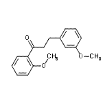 structure of CAS# 75849-06-8, 1-(2-Methoxyphenyl)-3-(3-methoxyphenyl)-1-propanone;2'-Methoxy-3-(3-methoxyphenyl)propiophenone