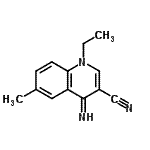 CAS#: 758652-38-9， 1-Ethyl-4-imino-6-methyl-1,4-dihydro-3-quinolinecarbonitrile
