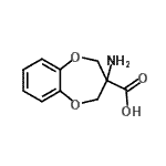CAS#: 758673-53-9， 3-Amino-3,4-dihydro-2H-1,5-benzodioxepine-3-carboxylic acid