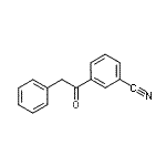 structure of CAS# 758710-68-8, 3-(Phenylacetyl)benzonitrile;3'-Cyano-2-phenylacetophenone;MFCD02260674