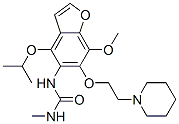 CAS#: 75883-77-1， 1-[7-Methoxy-6-(2-Piperidin-1-Ylethoxy)-4-Propan-2-Yloxy-1-Benzofuran-5-Yl]-3-Methylurea