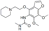 CAS#: 75883-78-2， 1-[6,7-Dimethoxy-4-(2-Piperidin-1-Ylethoxy)-1-Benzofuran-5-Yl]-3-Methylurea