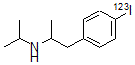 CAS#: 75917-92-9， (+-)-4-(Iodo-123I)-alpha-methyl-N-(1-methylethyl)-Benzeneethanamine