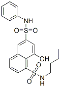 CAS 登录号：75935-43-2， N-丁基-8-羟基-N'-苯基萘-1,6-二磺酰胺