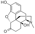 structure of CAS# 76-41-5, Oxymorphone;4,5-Epoxy-3,14-Dihydroxy-N-Methyl-6-Oxomorphinan;(14S)-14-Hydroxydihydromorphinone;14-Hydroxydihydromorphinone