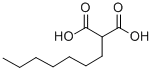 structure of CAS# 760-54-3, 2-Heptyl-Malonic Acid;2-Heptylmalonic Acid;1,1-Octanedicarboxylic Acid;Malonic Acid, Heptyl-