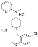 CAS#: 76167-81-2， N-[1-[(5-Chloro-2-Methoxyphenyl)Methyl]Piperidin-4-Yl]-N-Methylpyrimidin-2-Amine Dihydrochloride
