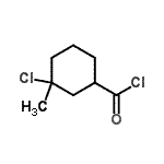 CAS#: 76170-67-7， 3-Chloro-3-methylcyclohexanecarbonyl chloride
