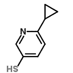 CAS#: 762272-39-9， 6-Cyclopropyl-3-pyridinethiol