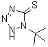 structure of CAS# 7624-35-3, 1-(2-Methyl-2-propanyl)-1,2-dihydro-5H-tetrazole-5-thione;1-tert-Butyl-1,4-dihydro-tetrazole-;1-TERT-BUTYL-1,4-DIHYDRO-TETRAZOLE-5-THIONE;5-thione