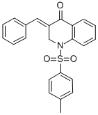 CAS#: 76263-65-5， (3E)-1-(4-Methylphenyl)Sulfonyl-3-(Phenylmethylidene)-2H-Quinolin-4-One