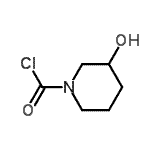 CAS#: 76263-92-8， 3-Hydroxy-1-piperidinecarbonyl chloride