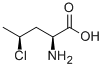 CAS 登录号：76265-38-8， (2S,4S)-2-氨基-4-氯戊酸