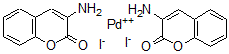 CAS#: 76295-02-8， cis-Bis(2-oxo-2H-1-benzopyran-3-ylammine)diiodopalladium(II)