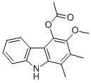 CAS#: 76306-36-0， (3-Methoxy-1,2-Dimethyl-9H-Carbazol-4-Yl) Acetate