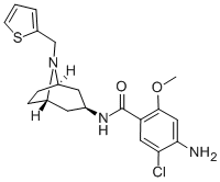 CAS#: 76352-18-6， 4-Amino-5-Chloro-2-Methoxy-N-[8-(Thiophen-2-Ylmethyl)-8-Azabicyclo[3.2.1]Octan-3-Yl]Benzamide
