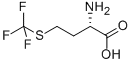 structure of CAS# 764-52-3, S-(Trifluoromethyl)-L-Homocysteine;TRIFLUOROMETHIONINE