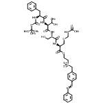 CAS#: 76408-63-4， 2-{[4-(Phenyldiazenyl)benzyl]sulfonyl}ethyl N-{[(2-methyl-2-propanyl)oxy]carbonyl}-L-phenylalanyl-L-threonyl-L-seryl-S-(acetamidomethyl)-L-cysteinate