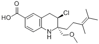 CAS#: 76417-04-4， 3-Chloro-2-(3,4-Dimethylpent-3-Enyl)-2-(Methoxymethyl)-3,4-Dihydro-1H-Quinoline-6-Carboxylic Acid