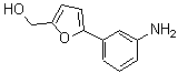 结构式 CAS# 764710-29-4, [5-(3-氨基苯基)-2-呋喃基]甲醇