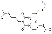 CAS#: 76486-41-4， S-[3-[3,5-Bis(3-Acetylsulfanylpropyl)-2,4,6-Trioxo-1,3,5-Triazinan-1-Yl]Propyl] Ethanethioate
