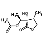 CAS#: 765306-53-4， (1S)-1-[(3S,4R)-3-Hydroxy-4-methyl-2-oxotetrahydro-3-furanyl]ethyl acetate