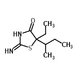 CAS#: 765314-91-8， 5-sec-Butyl-5-ethyl-2-imino-1,3-thiazolidin-4-one