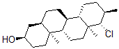 CAS#: 76571-91-0， (2R,4aS,4bS,6aS,7S,8R,10aS,10bR,12aR)-7-Chloro-4a,6a,8-Trimethyl-1,2,3,4,4b,5,6,7,8,9,10,10a,10b,11,12,12a-Hexadecahydrochrysen-2-Ol