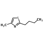 CAS#: 76572-47-9， 2-Butyl-4-methyl-1,3-thiazole