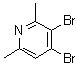 CAS#: 76591-69-0， 3,4-dibromo-2,6-dimethyl-pyridine