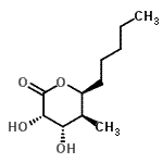CAS#: 765941-85-3， (3S,4S,5S,6S)-3,4-Dihydroxy-5-methyl-6-pentyltetrahydro-2H-pyran-2-one