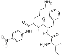 CAS#: 76626-41-0， D-Ile-Phe-Lys p-Nitroanilide