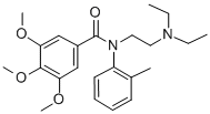 CAS#: 76644-53-6， N-(2-Diethylaminoethyl)-3,4,5-Trimethoxy-N-(2-Methylphenyl)Benzamide