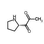 CAS#: 766467-18-9， 1-[(2S)-2-Pyrrolidinyl]-1,2-propanedione
