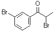 structure of CAS# 76650-08-3, 2-Bromo-1-(3-bromophenyl)-1-propanone;2-BROMO-1-(3-BROMOPHENYL)-1-PROPANONE