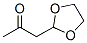 structure of CAS# 767-04-4, 1-(1,3-Dioxolan-2-Yl)Acetone;1-(1,3-Dioxolan-2-Yl)Acetone;2-Propanone, 1-(1,3-Dioxolan-2-Yl)-