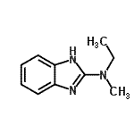 CAS#: 7673-52-1， N-Ethyl-N-methyl-1H-benzimidazol-2-amine