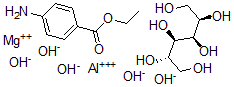 CAS#: 76741-92-9， D-Glucitol, mixt. with aluminum hydroxide, ethyl 4-aminobenzoate and magnesium hydroxide