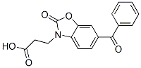 CAS 登录号：76752-01-7， 3-(6-苯甲酰基-2-氧代-苯并恶唑-3-基)丙酸
