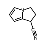 CAS#: 76786-72-6， 2,3-Dihydro-1H-pyrrolizine-1-carbonitrile