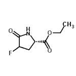 CAS#: 7682-55-5， Ethyl 4-fluoro-5-oxo-L-prolinate