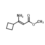 CAS#: 768397-63-3， Methyl (2Z)-3-amino-3-cyclobutylacrylate