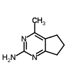 CAS#: 76881-49-7， 4-Methyl-6,7-dihydro-5H-cyclopenta[d]pyrimidin-2-amine