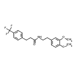 CAS#: 769172-66-9， N-[2-(3,4-Dimethoxyphenyl)ethyl]-3-[4-(trifluoromethyl)phenyl]propanamide