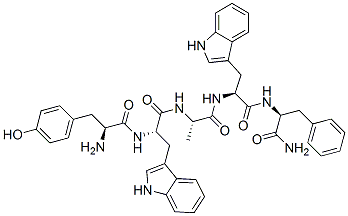 CAS#: 76932-83-7， (2R)-2-[[(2S)-2-[[(2R)-2-[[(2S)-2-Amino-3-(4-Hydroxyphenyl)Propanoyl]Amino]-3-(1H-Indol-3-Yl)Propanoyl]Amino]Propanoyl]Amino]-N-[(2S)-1-Amino-1-Oxo-3-Phenylpropan-2-Yl]-3-(1H-Indol-3-Yl)Propanamide